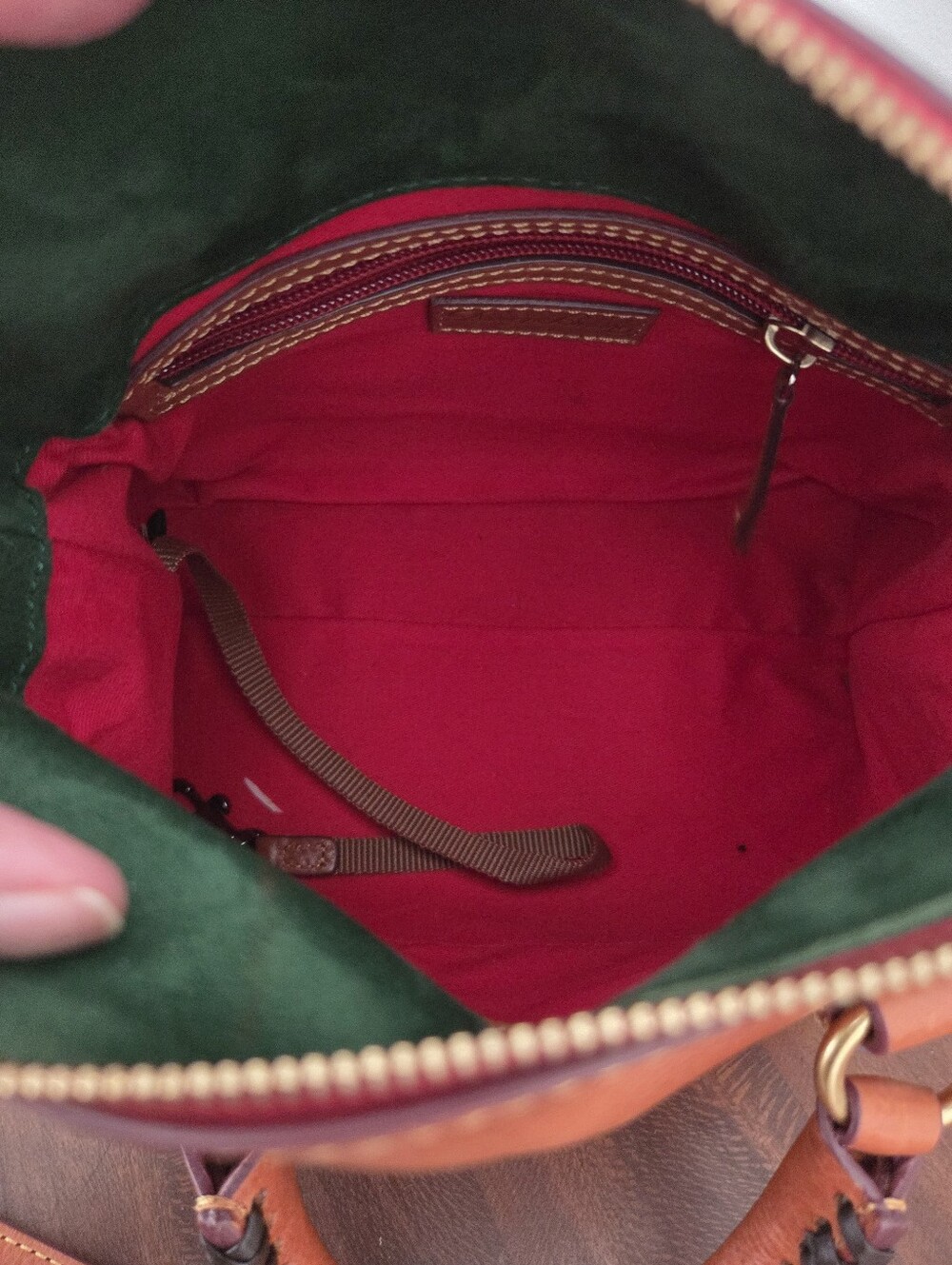 Dooney & Bourke Florentine Micro Satchel Color: Natural - Picture 9 of 11